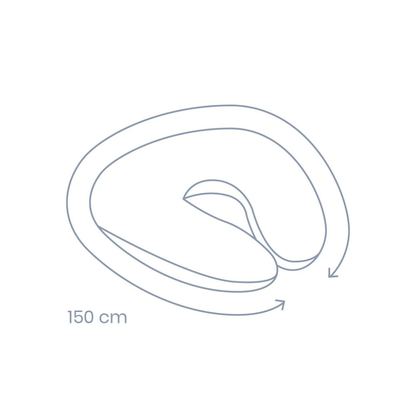 Doomoo Coussin d’allaitement Softy Chine Sand