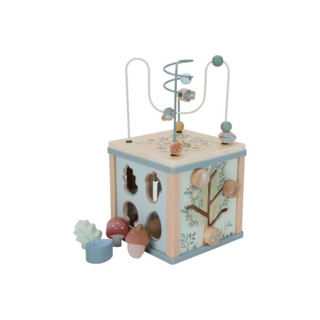 Little Dutch Cube d'activités en bois Forest Friends 