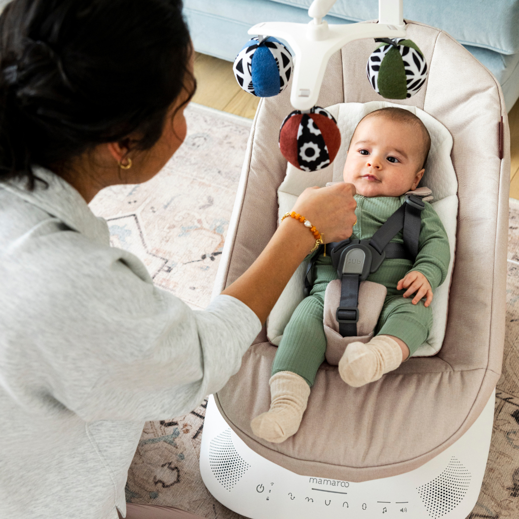 MamaRoo Schommelstoel met inlegkussen Camila Dark Green