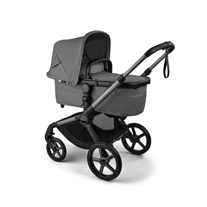 Bugaboo Poussette Fox 5 Renew avec nacelle Graphite / Moon Grey