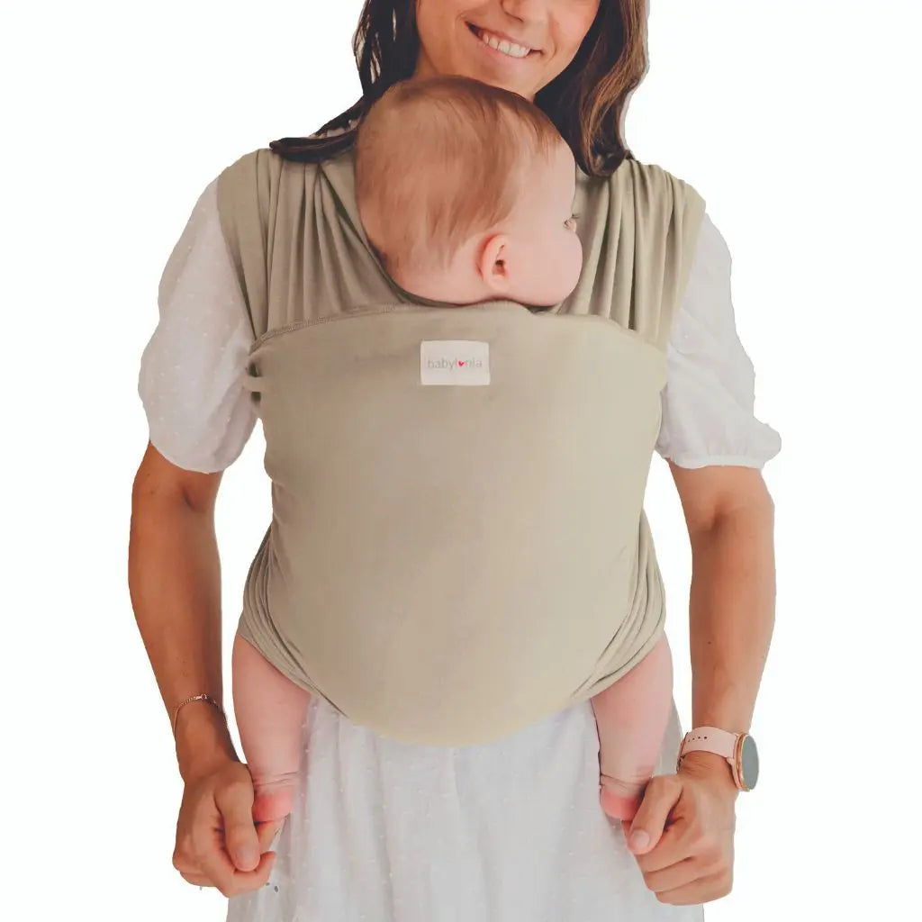 Babylonia Porte-bébé Tricot-Slen Organic White Pepper