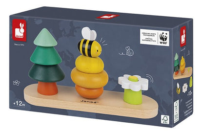 Janod Houten stapelblokken Bos