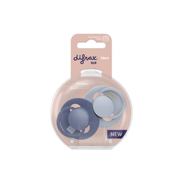 Difrax Sucette 18 mois + LOVI Dynamic Prime Baby blue/Blue - 2 pièces