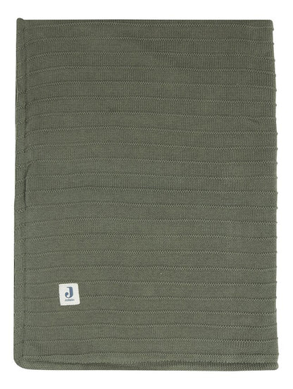 Jollein Couverture pour lit Pure Knit Velvet Leaf Green