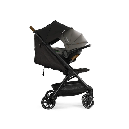 Nuna Siège-auto portable Pipa™ urbn Groupe 0+ Granite (cuir Cognac)