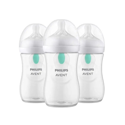 Philips AVENT Zuigfles Natural Response AirFree transparant 260 ml - 3 stuks