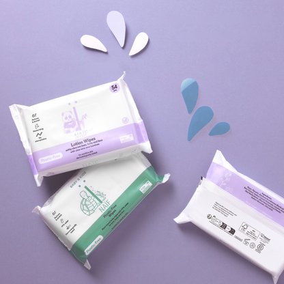 Naïf Lingettes humides Plastic Free Wipes 3 x 54 pièces