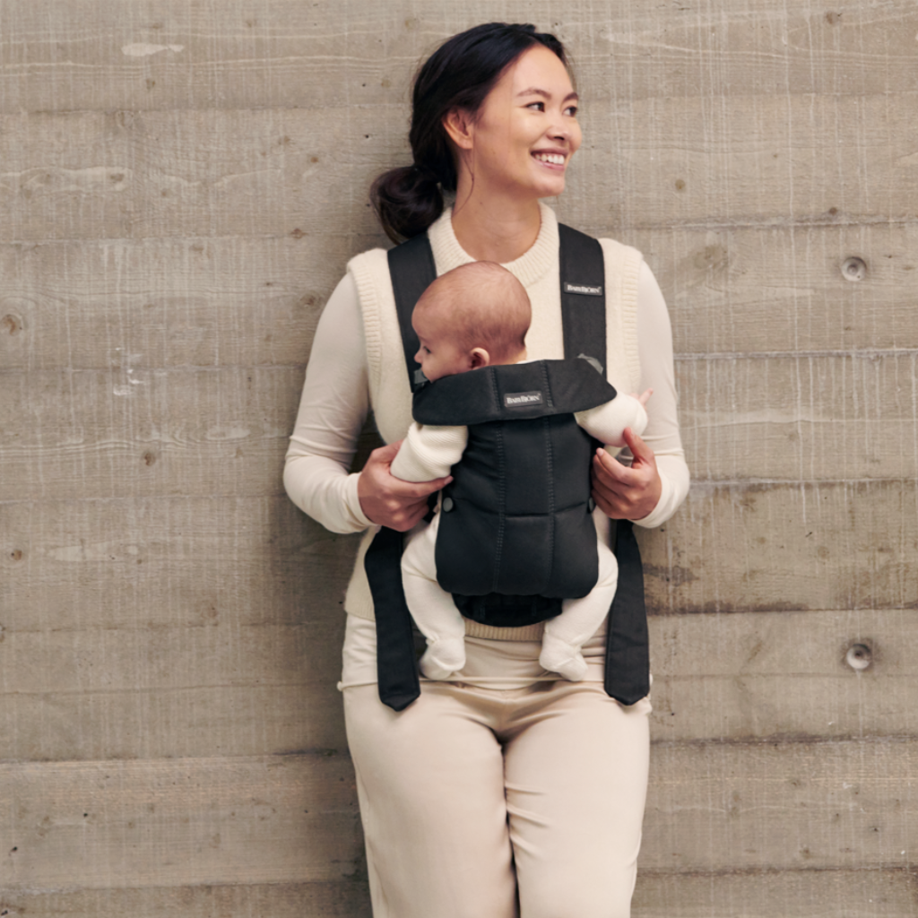 BabyBjörn Buikdrager Mini 3D Mesh  zwart