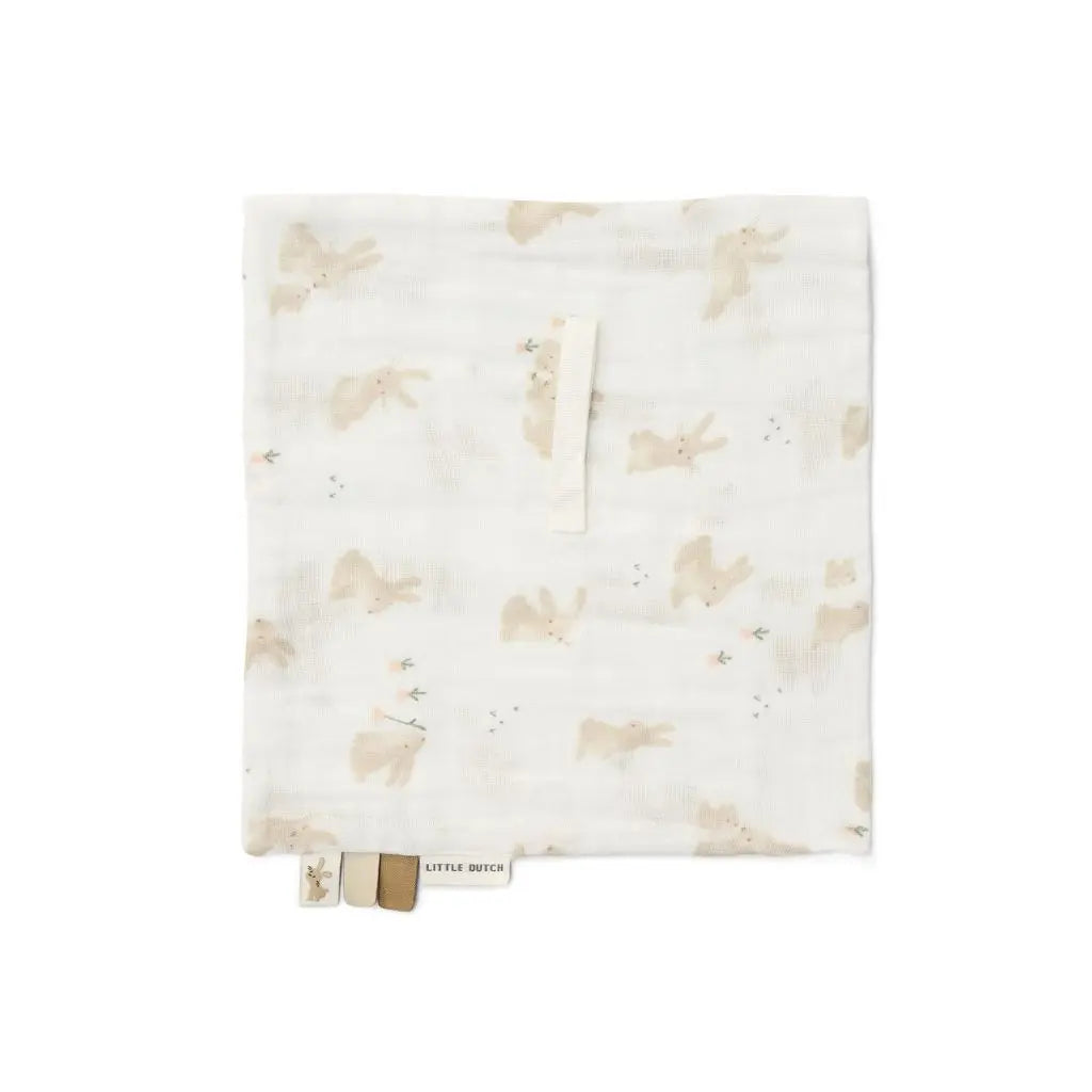 Little Dutch Speendoekje Newborn Naturals Baby Bunny wit