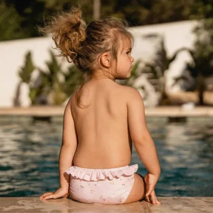 Little Dutch zwembroekje ruches Litte Pink Flowers,62/68m,roze,Girls