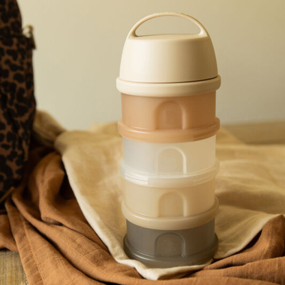 Béaba Doseur de lait en poudre 4 compartiments Clay Earth