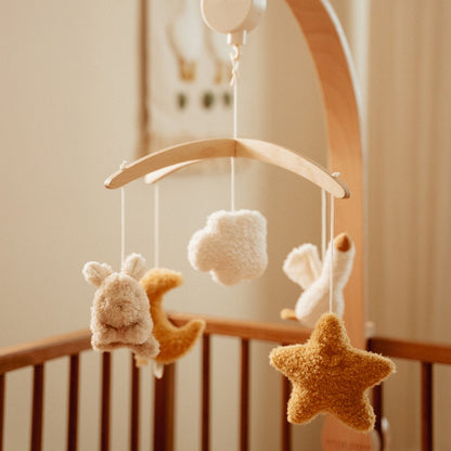 Little Dutch Houten muziekmobiel Newborn Naturals