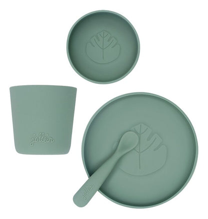 Jollein Set repas 4 pièces Ash Green