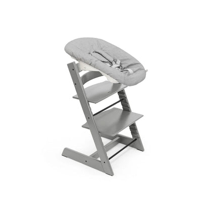 Stokke® Eetstoel Tripp Trapp® + Newborn set  + Baby set² Storm Grey