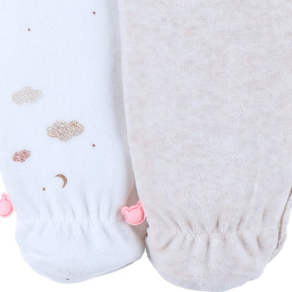 Noukie's Set de 2 pyjamas en velours Fluffy unisexe