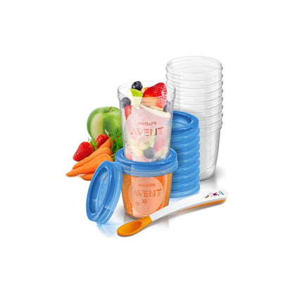 Philips AVENT 20 bewaarpotjes van 180 ml en 240 ml