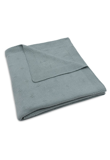 Jollein Couverture pour lit Cosy Knit Sea Green coton Lg 150 x L 100 cm