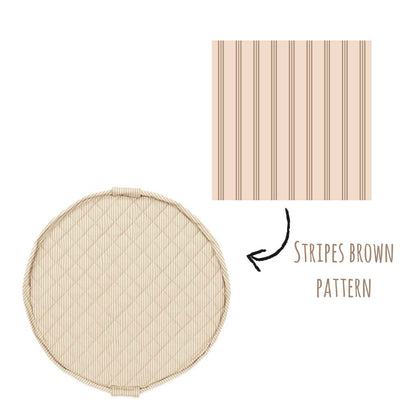 Play&Go Sac De Rangement / Couverture De Jeu Noomad Stripes Brown