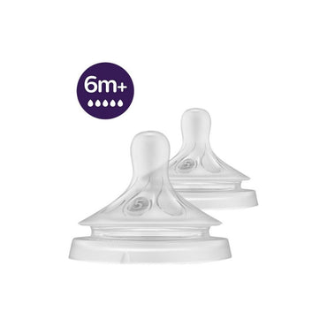 Philips AVENT Speen Natural Response snelle melktoevoer - 2 stuks