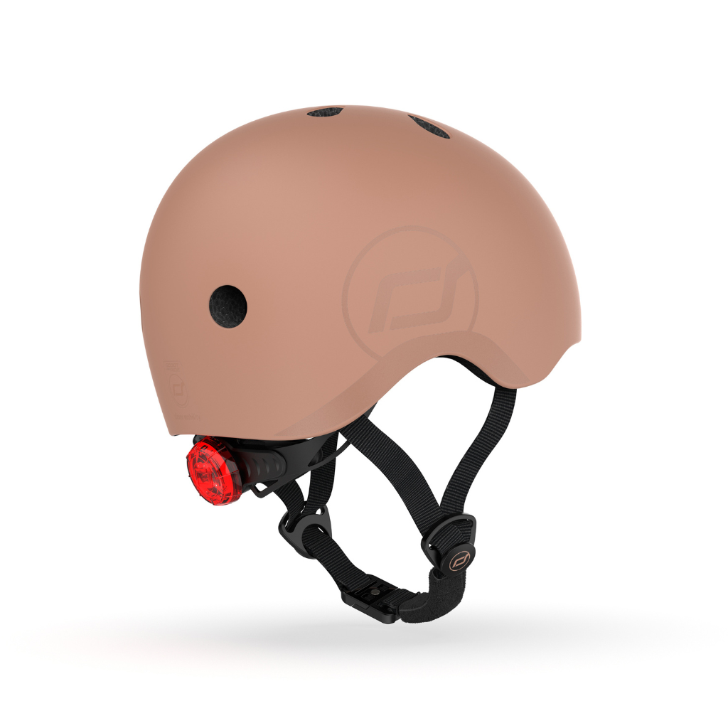 Scoot and Ride Casque de vélo pour enfant Mocha S