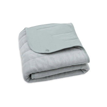 Jollein Couverture pour berceau Velvet Rib Sea Green 75 x 100 cm