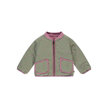 BabyFace Veste réversible lilas
