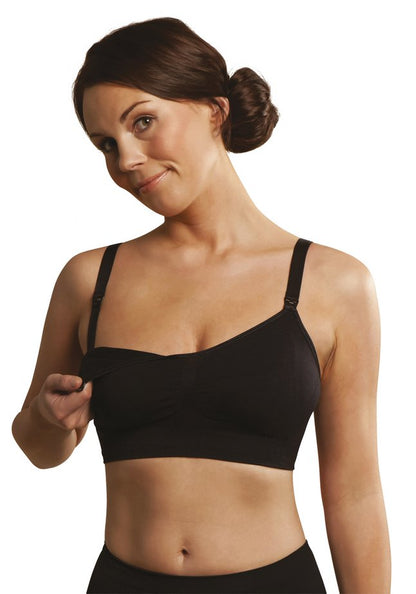 Carriwell Soutien-gorge d'allaitement 2.0 sans couture noir