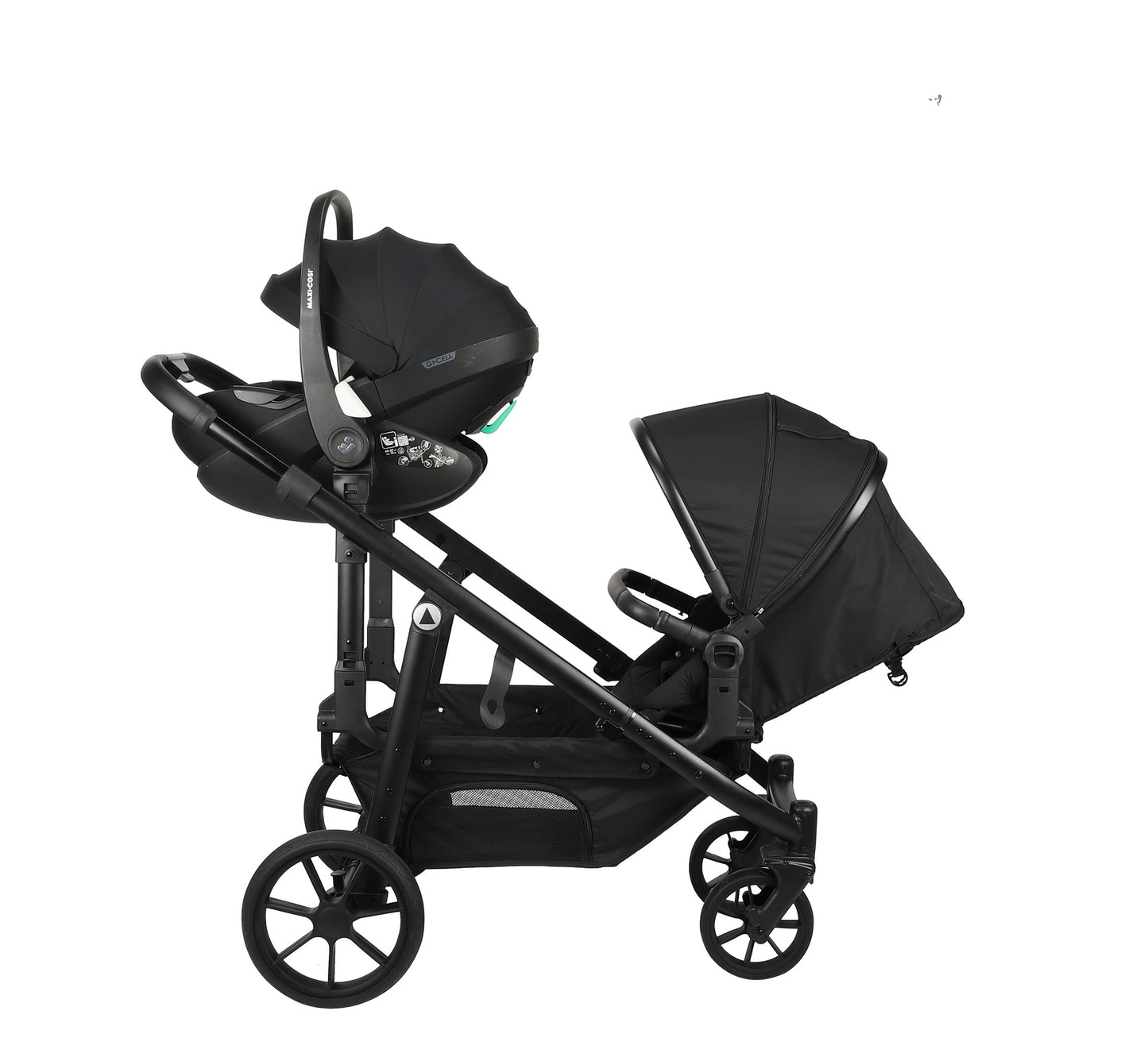 Topmark Poussette double 2Combi noir