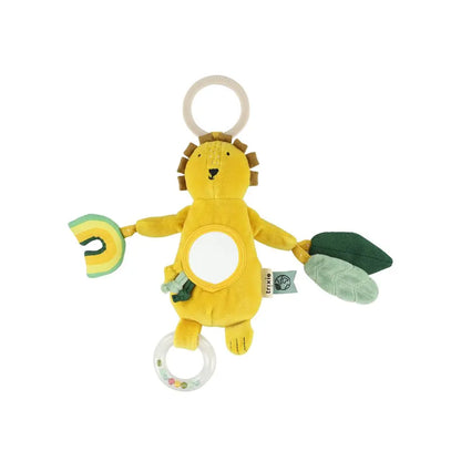 Trixie Baby Jouet d’éveil suspendu Mr. Lion jaune