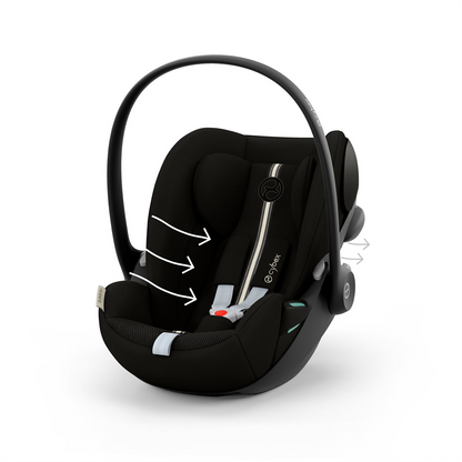 Cybex INFO Draagbare autostoel Cloud G i-Size Plus Moon Black
