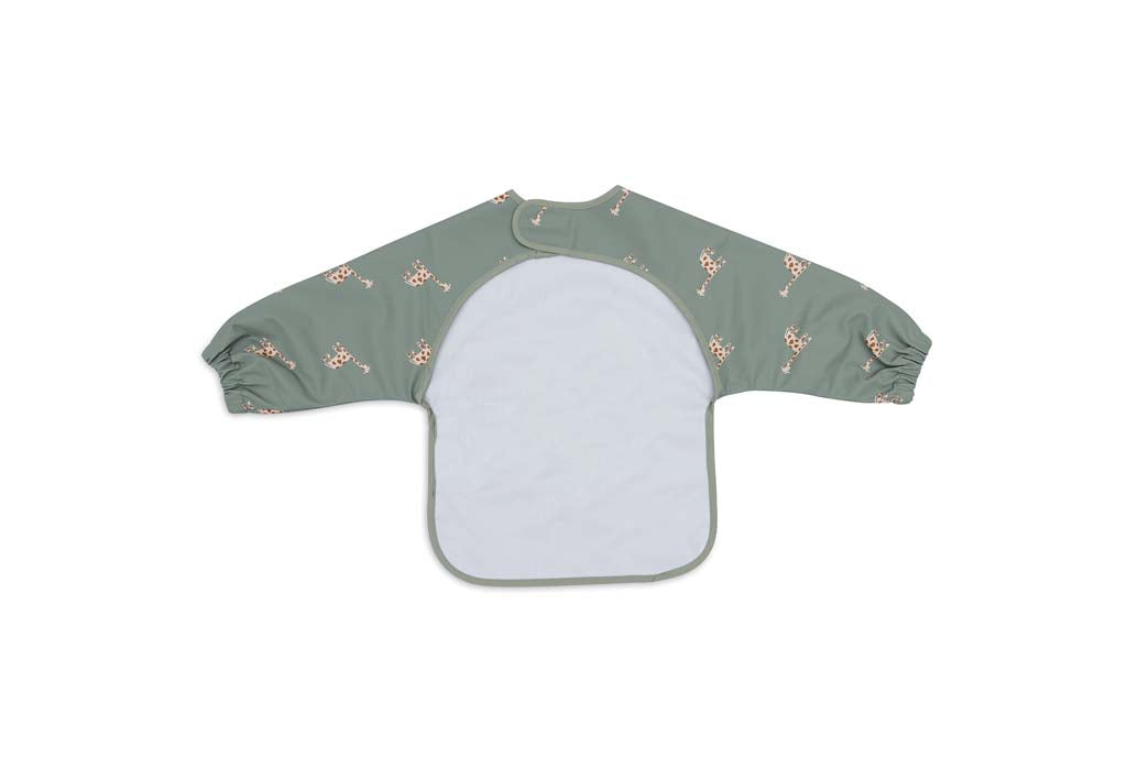 Jollein Bavoir à manches imperméable Jungle Jambo Ash Green
