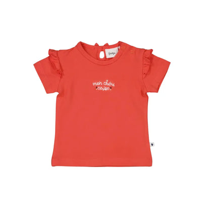 Feetje T-shirt - Mon Cheri m 86 Red Meisjes