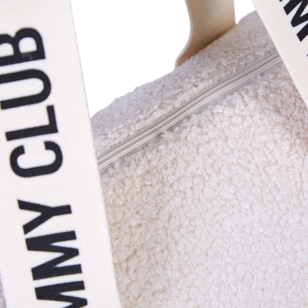 Childhome Verzorgingstas Mommy Club Signature Teddy Ecru