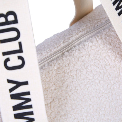 Childhome Verzorgingstas Mommy Club Signature Teddy Ecru