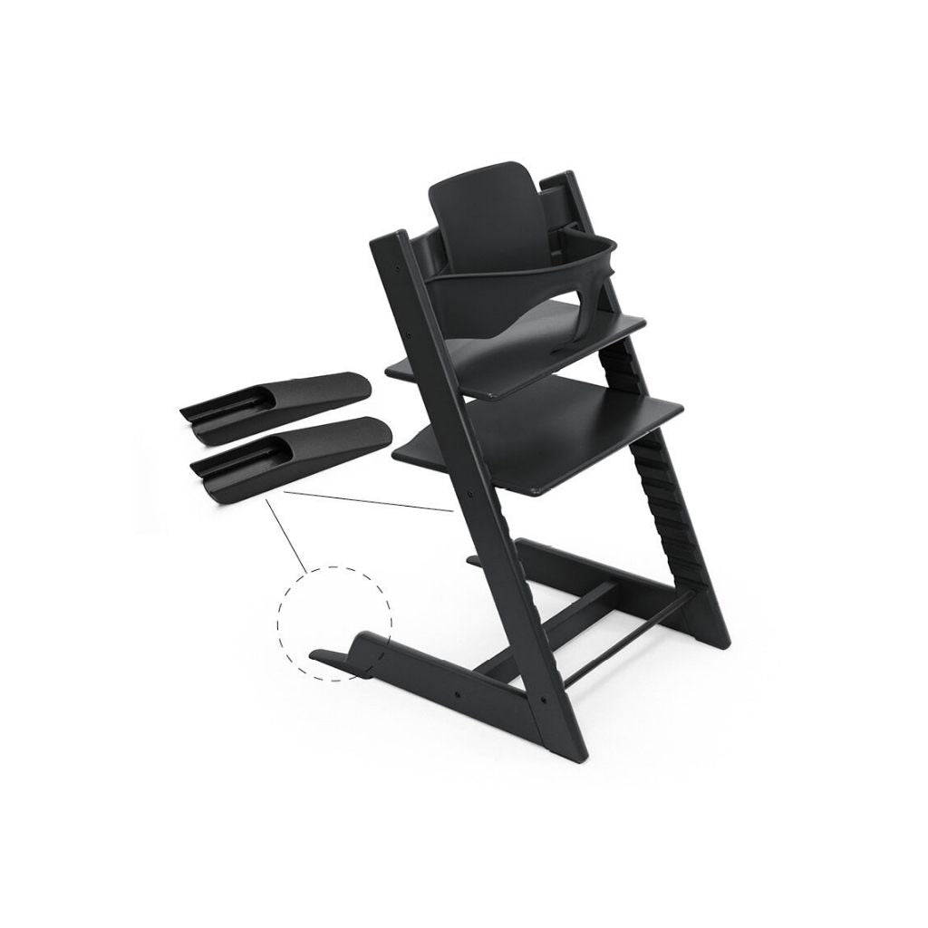 Stokke® Eetstoel Tripp Trapp® Oak Black + Baby Set² Tripp Trapp Oak Black