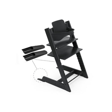 Stokke® Eetstoel Tripp Trapp® Oak Black + Baby Set² Tripp Trapp Oak Black