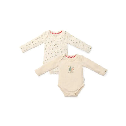 Little Dutch Romper lange mouw Little Christmas 62/68 - 2 stuks