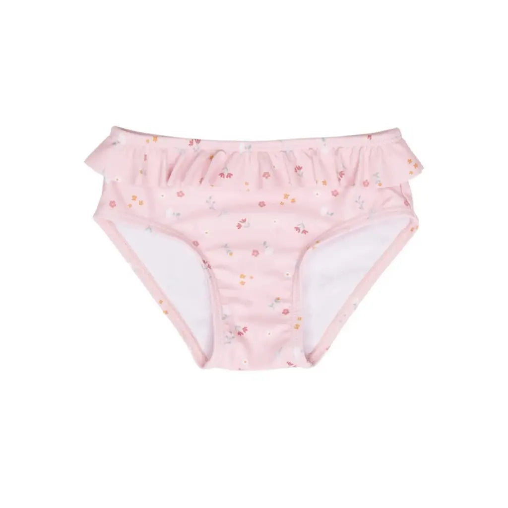 Little Dutch zwembroekje ruches Litte Pink Flowers,86/92m,roze,Girls