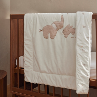 Noukie's Couverture pour berceau ou parc Lg 75 x L 100 cm