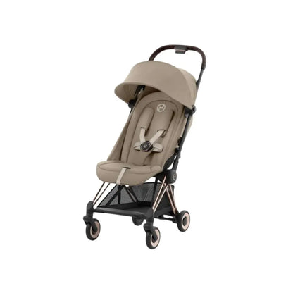 Cybex INFO:Buggy Coya Cozy Beige Rosegold frame
