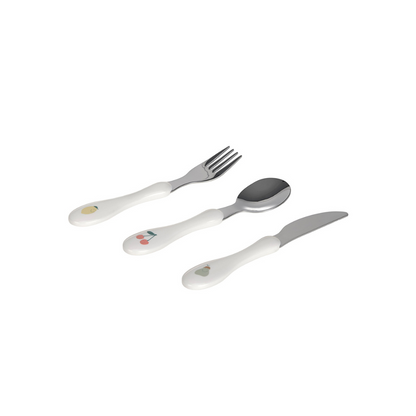 Lässig Fourchette, cuillère et couteau Happy Fruits
