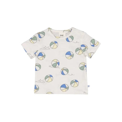 Feetje T-shirt AOP Pool Time m 86 Offwhite Jongens