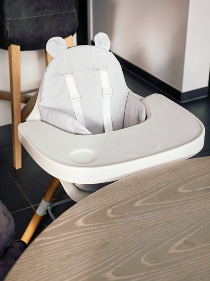 Childhome Verkleinkussen voor eetstoel Evolu 2 waterafstotend grijs