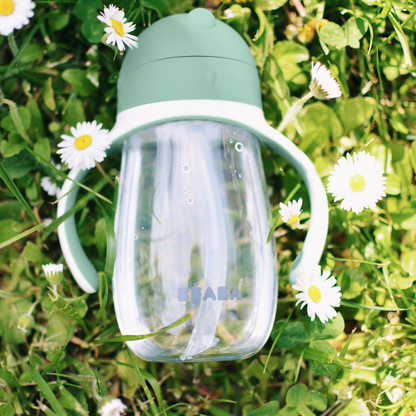 Béaba Gourde avec paille 300 ml Sage Green