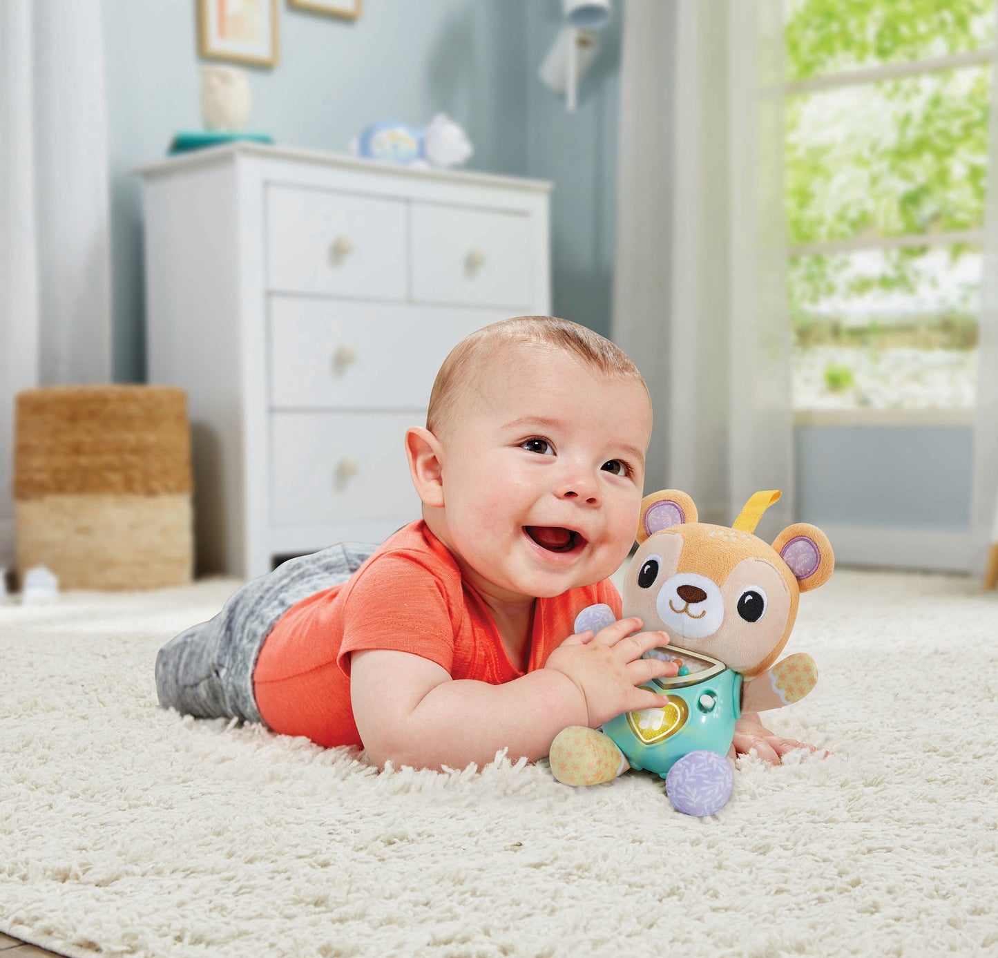 VTech Jouet d'activité musical Lumi chant'ourson NL