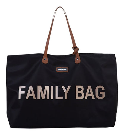 Childhome Sac à langer Family Bag noir/or