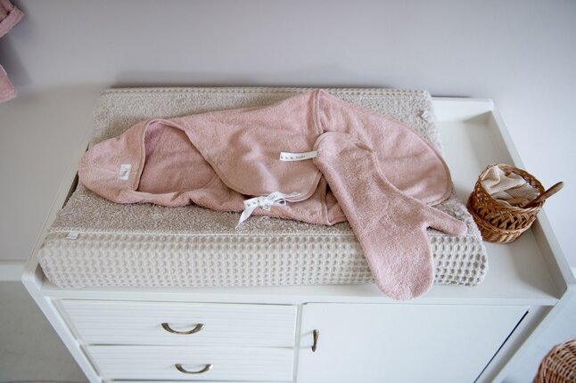 Koeka Housse pour matelas à langer Wafel Amsterdam Sand