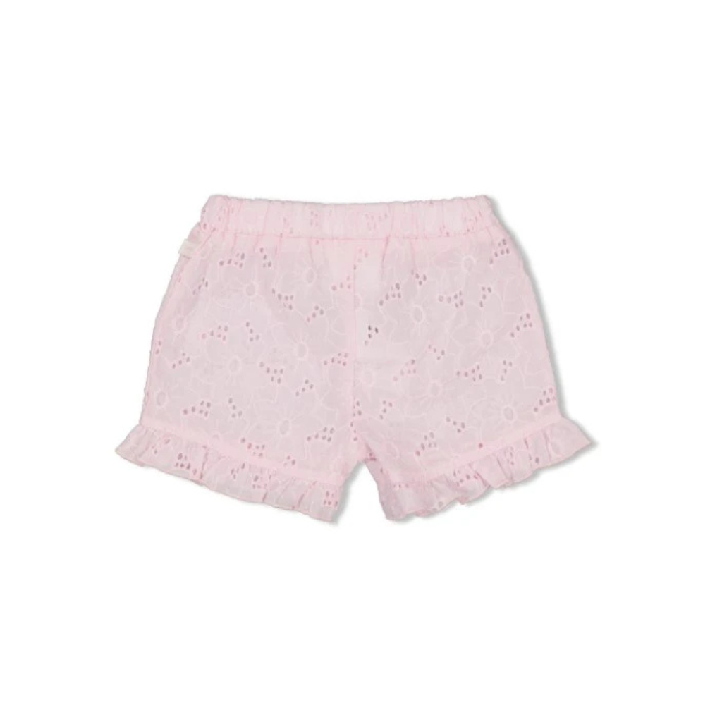 Feetje Top + short broderie Summer Woven m 68 Lilac Meisjes