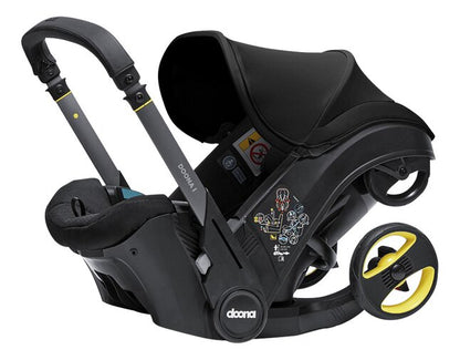 Doona Omvormbare draagbare autostoel Infant Nitro Black Groep 0+