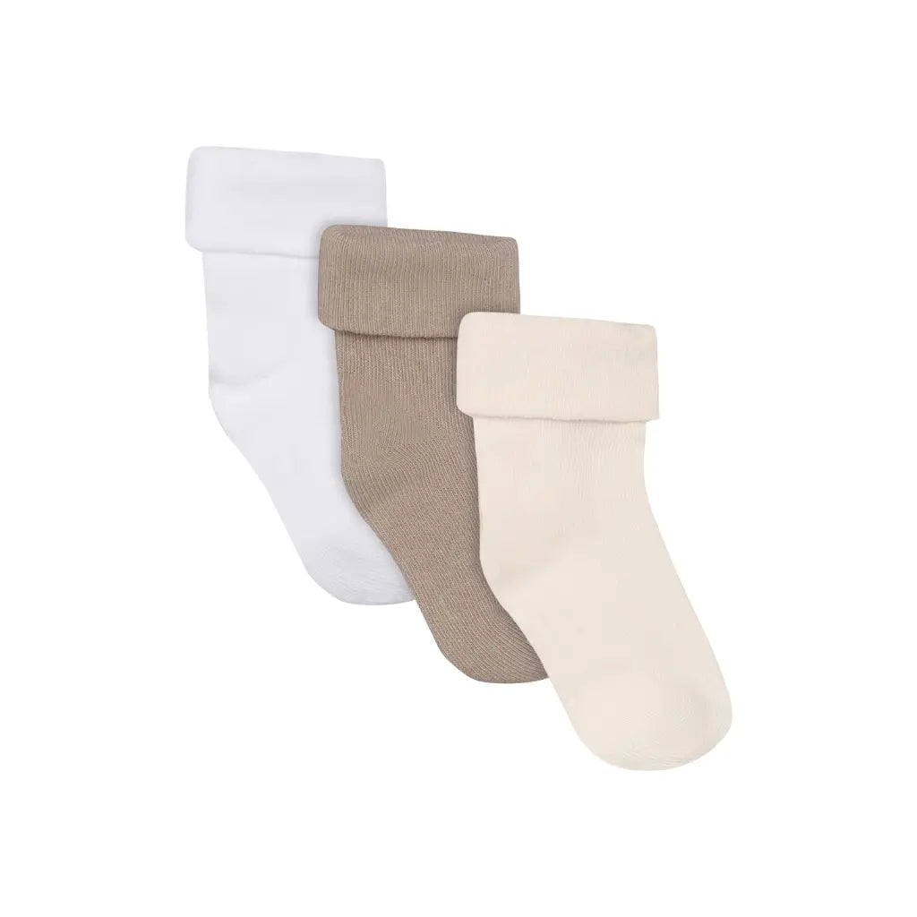 Noppies Chaussettes Oatmeal - 3 pièces